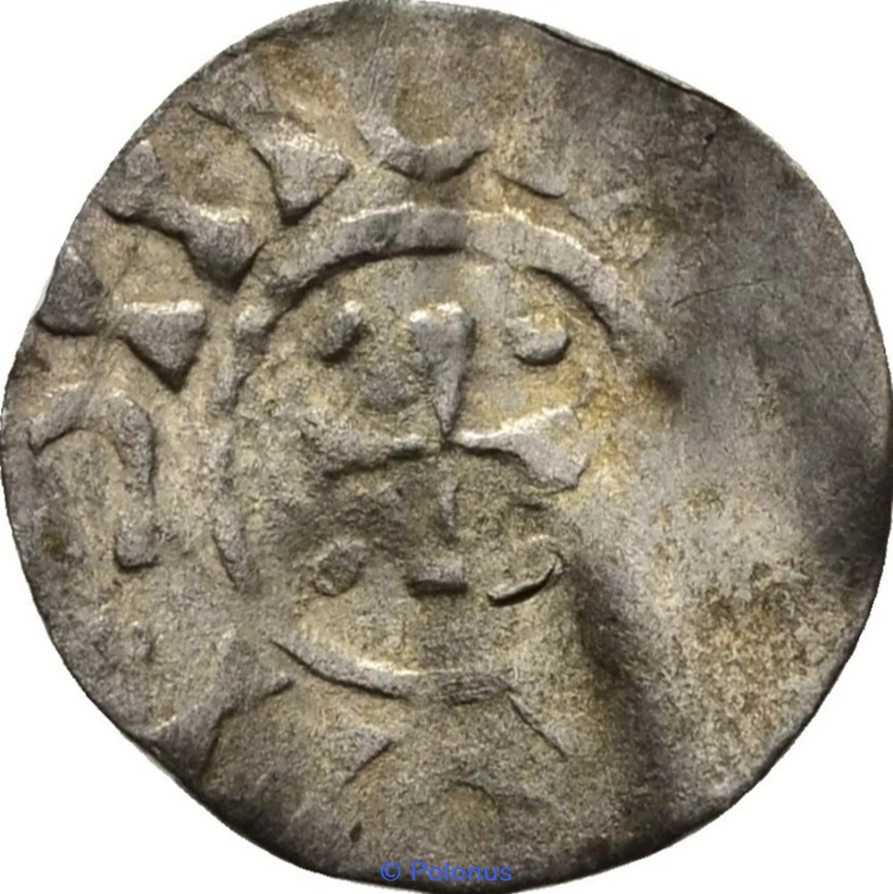 Pomerania - imitation denar of Łupawa type coins european medieval to konigreich polen pomerania imitation denar of upawa type