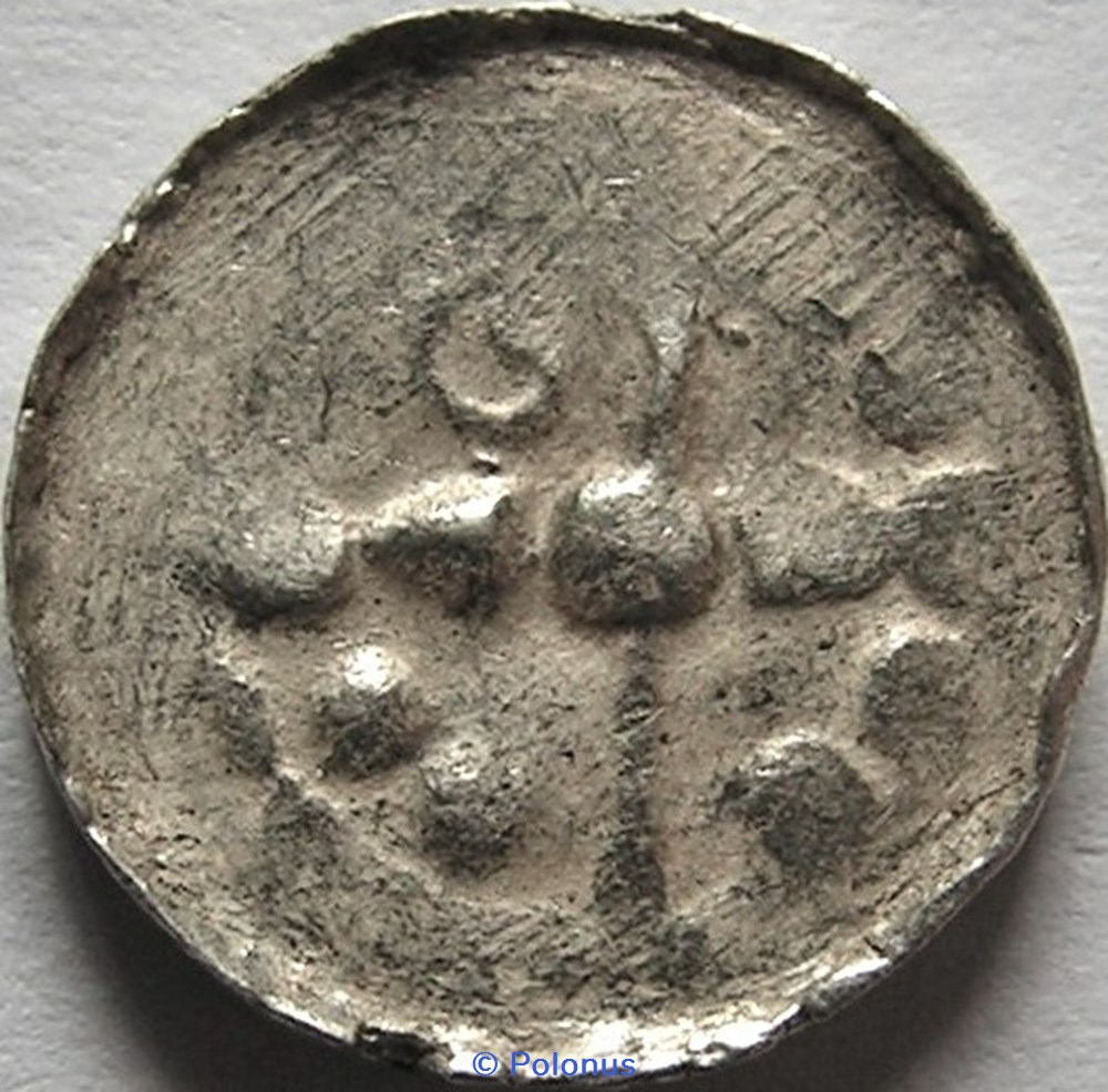 Silesian or Greater Poland anonymous „cross denarius” coins european medieval to konigreich polen silesian or greater poland anonymous cross denarius