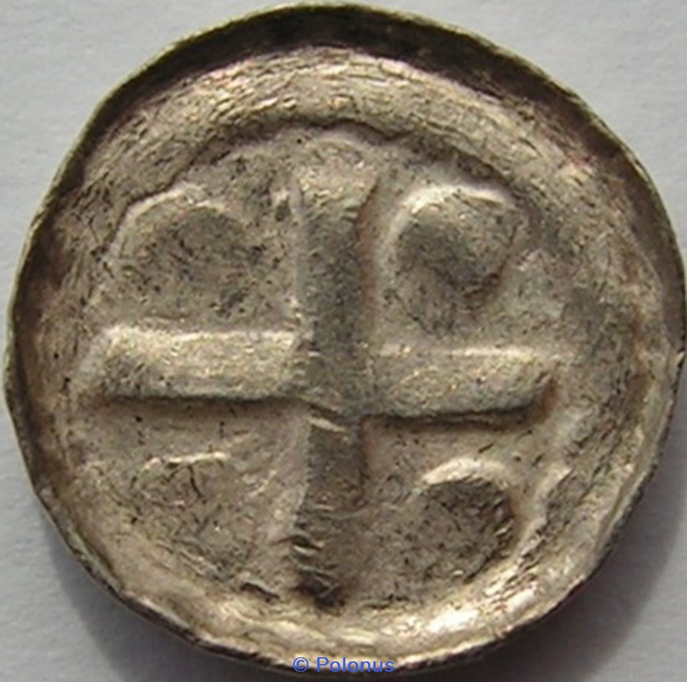 Anonymous Silesian „cross denarius” coins european medieval to konigreich polen anonymous silesian cross denarius