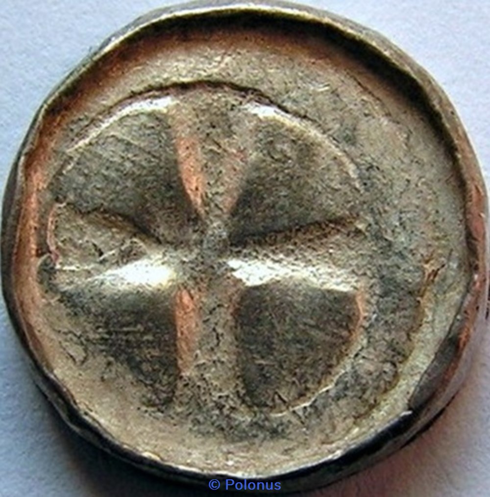 Anonymous Silesian „cross denarius” coins european medieval to konigreich polen anonymous silesian cross denarius
