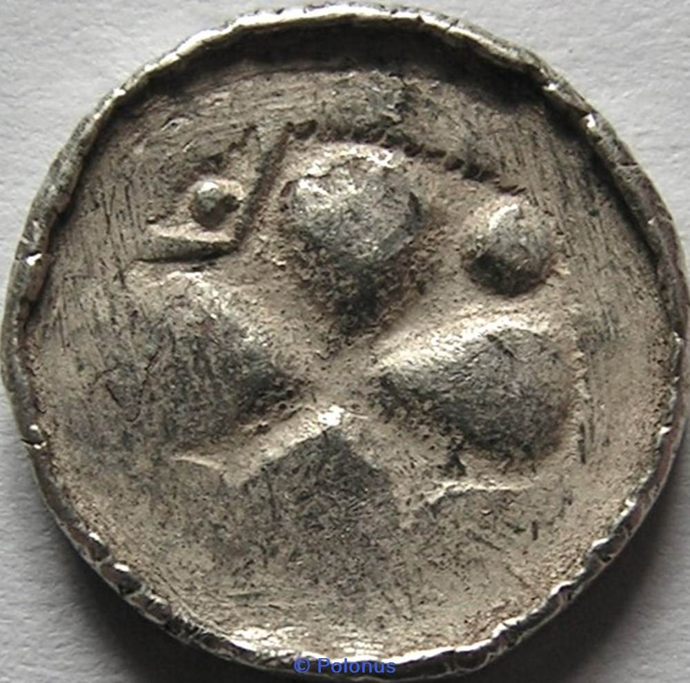 Silesian or Greater Poland anonymous „cross denarius” coins european medieval to konigreich polen silesian or greater poland anonymous cross denarius