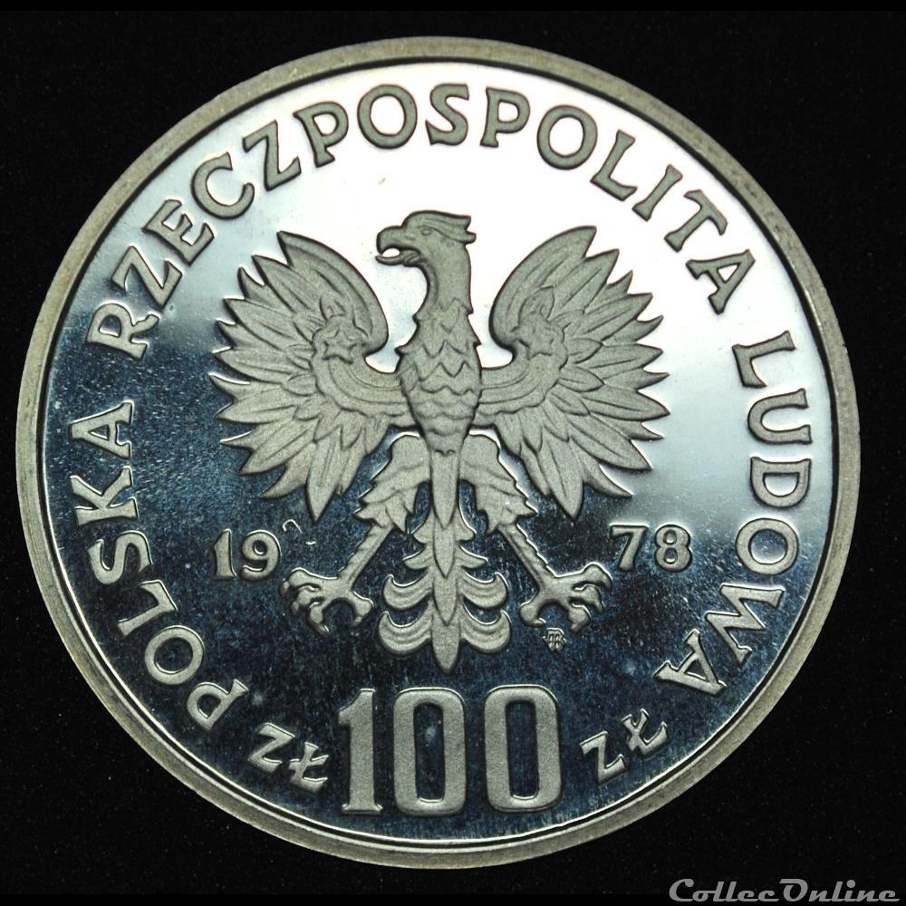 100 zlotych 1978 Korczak monnaie monde pologne 100 zlotych 1978 korczak