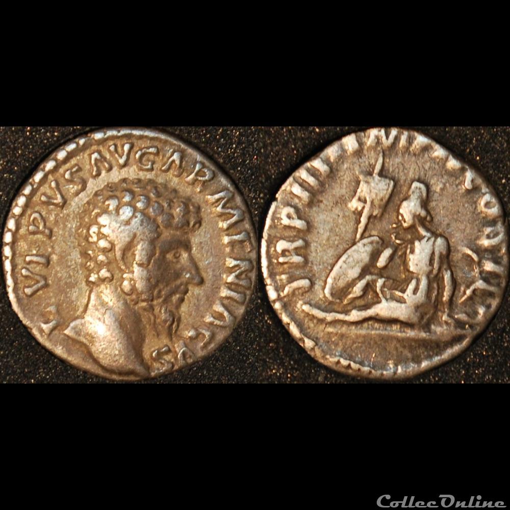 Denier TR P IIII - IMP II COS II monnaie antique romaine denier tr p iiii imp ii cos ii