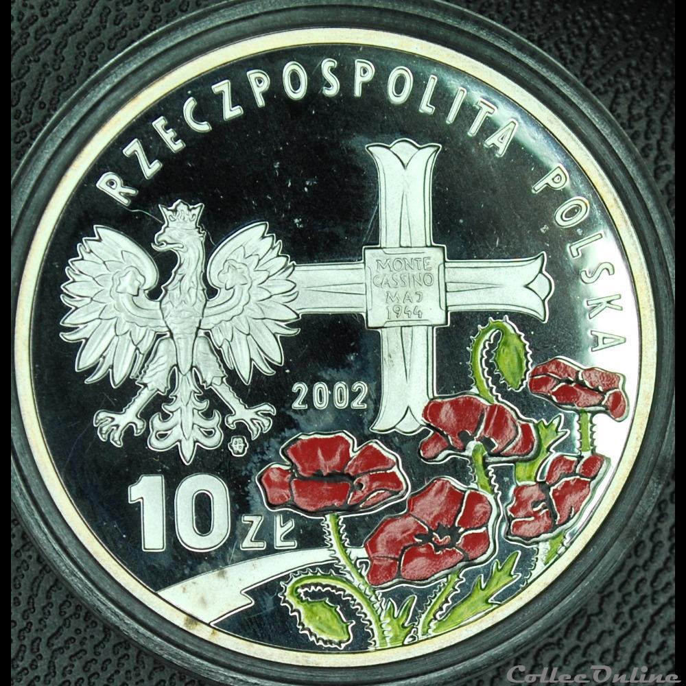 10 zlotych 2002 Général Anders monnaie monde pologne 10 zlotych 2002 general anders