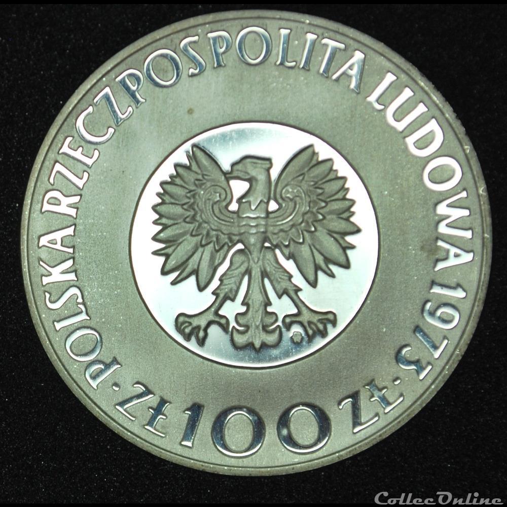 100 zlotych 1973 Copernic monnaie monde pologne 100 zlotych 1973 copernic