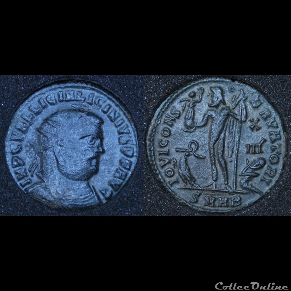 Nummus Licinius IOVI CONSERVATORI // SMHB monnaie antique romaine nummus licinius iovi conservatori smhb