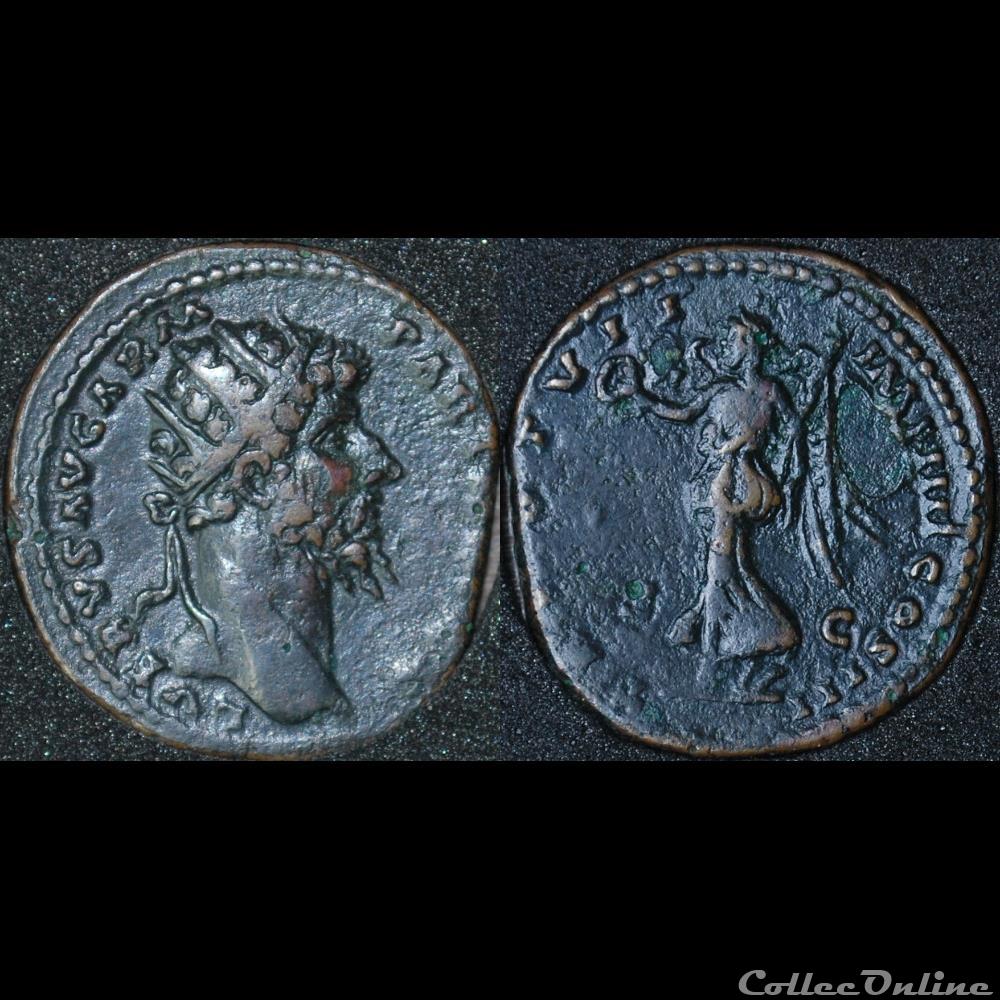 Dupondius TR POT - VII - IMP IIII COS III/ S|C monnaie antique romaine dupondius tr pot vii imp iiii cos iii s c