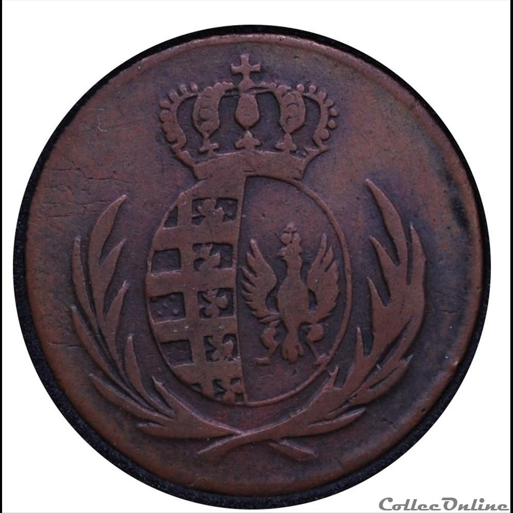 1 grosz 1811 Principauté de Varsovie monnaie monde pologne 1 grosz 1811 principaute de varsovie