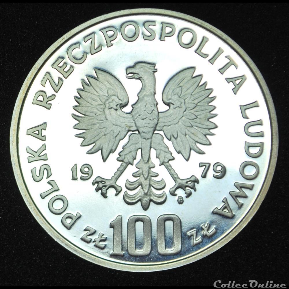 100 zlotych 1979 Wieniawski monnaie monde pologne 100 zlotych 1979 wieniawski
