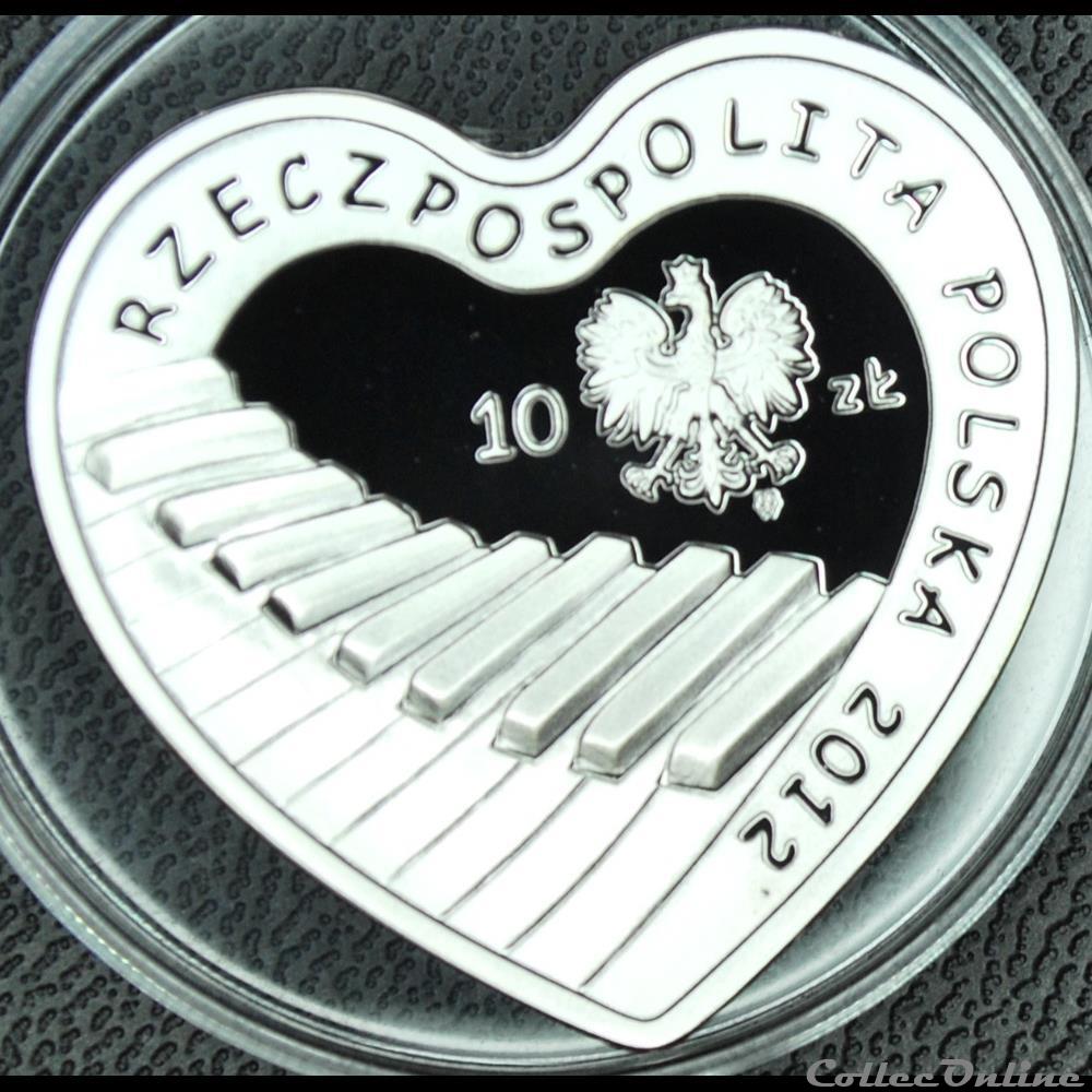 10 zlotych 2012 Grand orchestre de Pologne monnaie monde 10 zlotych 2012 grand orchestre de pologne