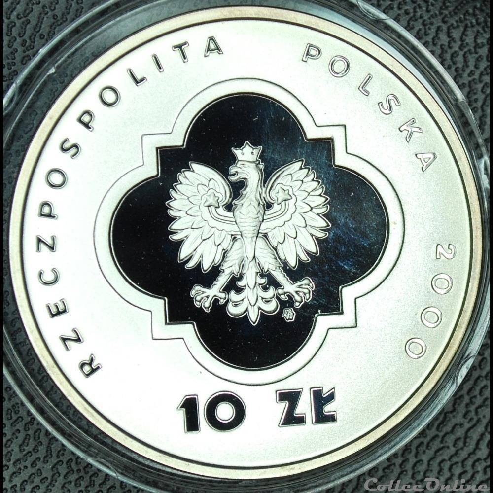 10 zlotych 2000 an 2000 monnaie monde pologne 10 zlotych 2000 an 2000