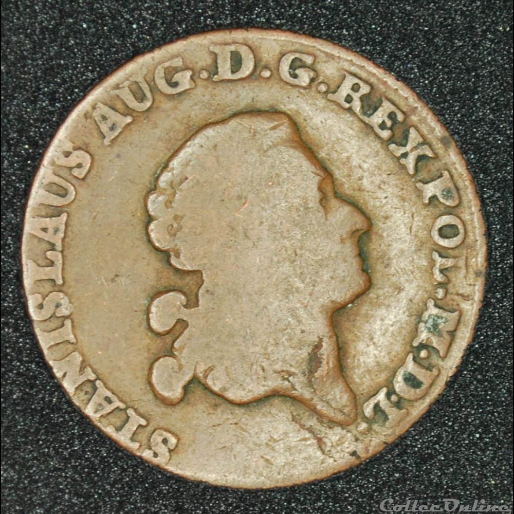 1 Trojak 1787 Stanislas II Auguste monnaie monde pologne 1 trojak 1787 stanislas ii auguste