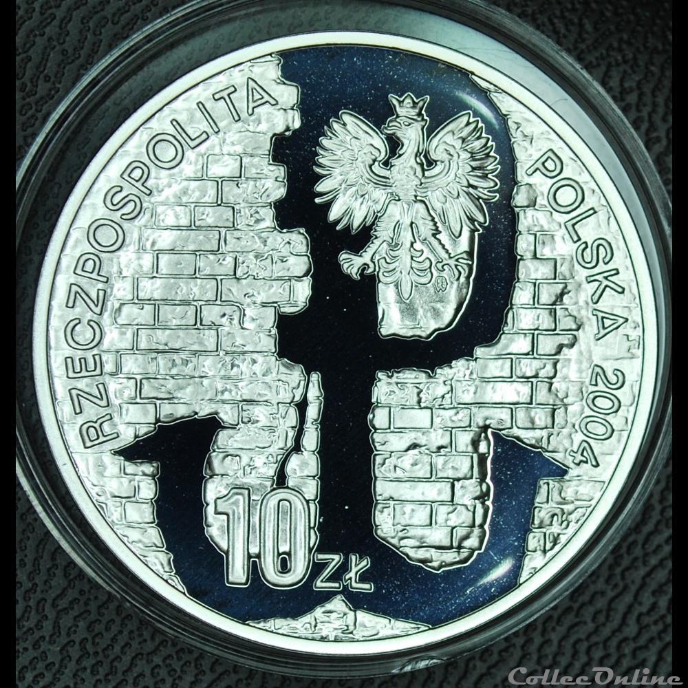 10 zlotych 2004 Soulèvement de Varsovie monnaie monde pologne 10 zlotych 2004 soulevement de varsovie