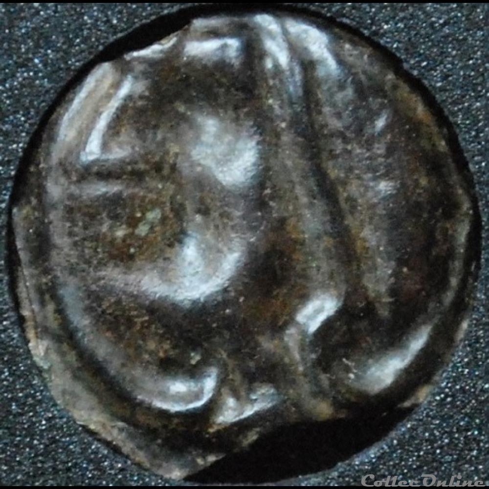 Série 890 DT 3203 Potin à l'hippocampe monnaie antique gauloise serie 890 dt 3203 potin a hippocampe