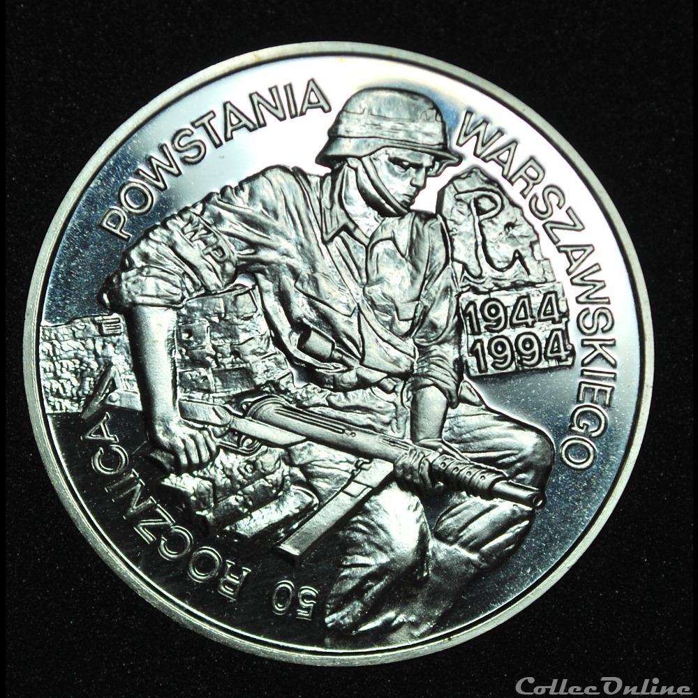 100000 zlotych 1994 Soulèvement de Varsovie monnaie monde pologne 100000 zlotych 1994 soulevement de varsovie