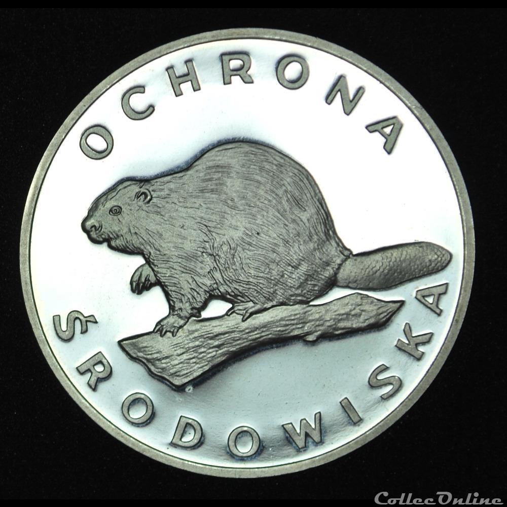 100 zlotych 1978 Castor monnaie monde pologne 100 zlotych 1978 castor