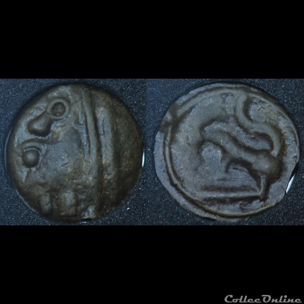 Séquanes - Au bandeau monnaie antique gauloise sequanes au bandeau