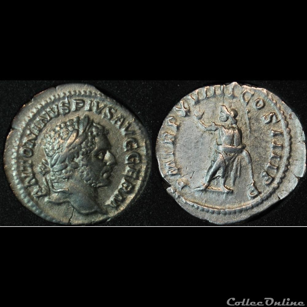 Denier P M TR P XVIIII COS IIII P P monnaie antique romaine denier p m tr p xviiii cos iiii p p