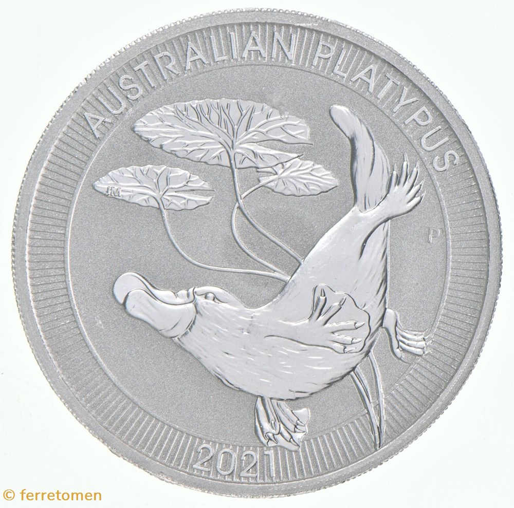 Platypus | 2021 | 1.5 Oz coins world australia platypus 2021 1 5 oz