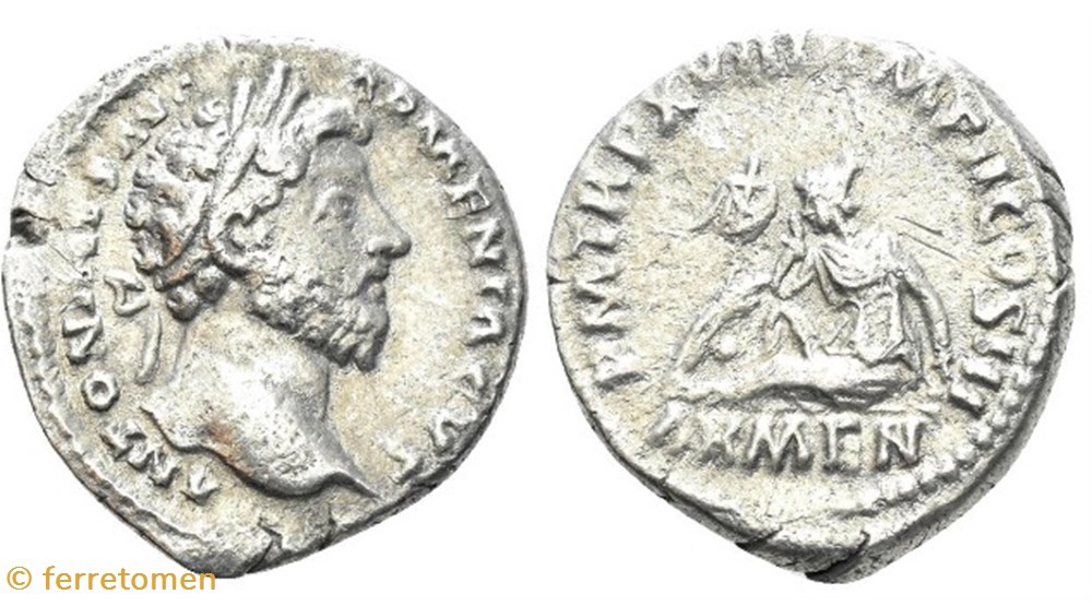 Marcus Aurelius | 164 CE | Laureate/Armenia Mourning coins ancient to romans imperial and republican marcus aurelius 164 ce laureate armenia mourning