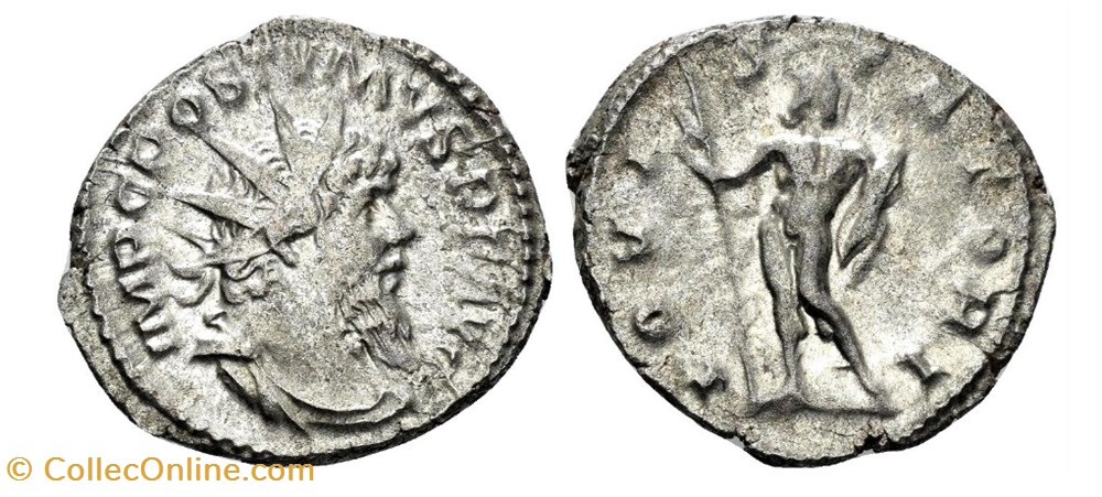 Postumus | 268 CE | Radiate/Jupiter coins ancient to romans imperial and republican postumus 268 ce radiate jupiter