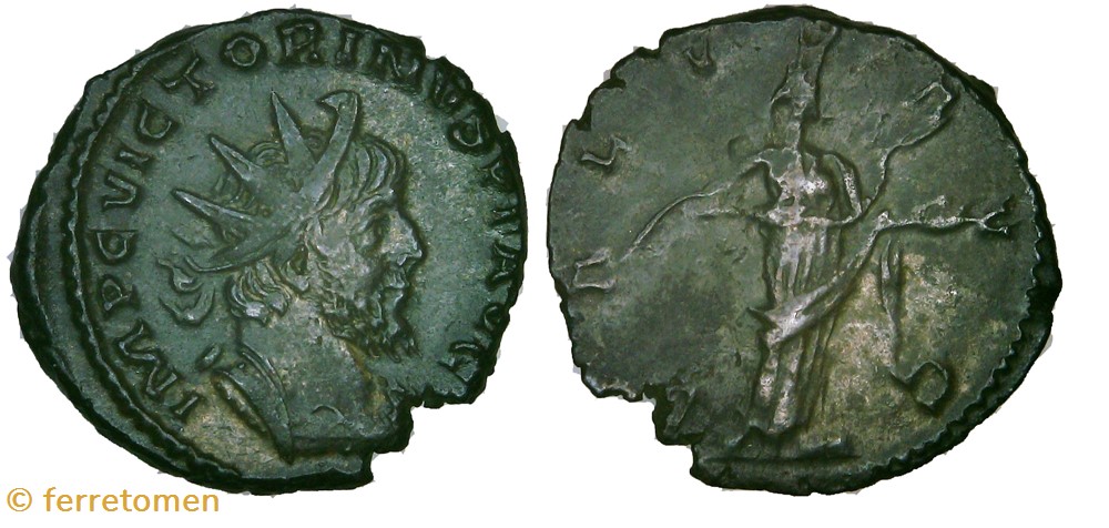 Victorinus | 269-271 CE | Radiate/Salus coins ancient romans imperial and republican victorinus 269 271 ce radiate salus