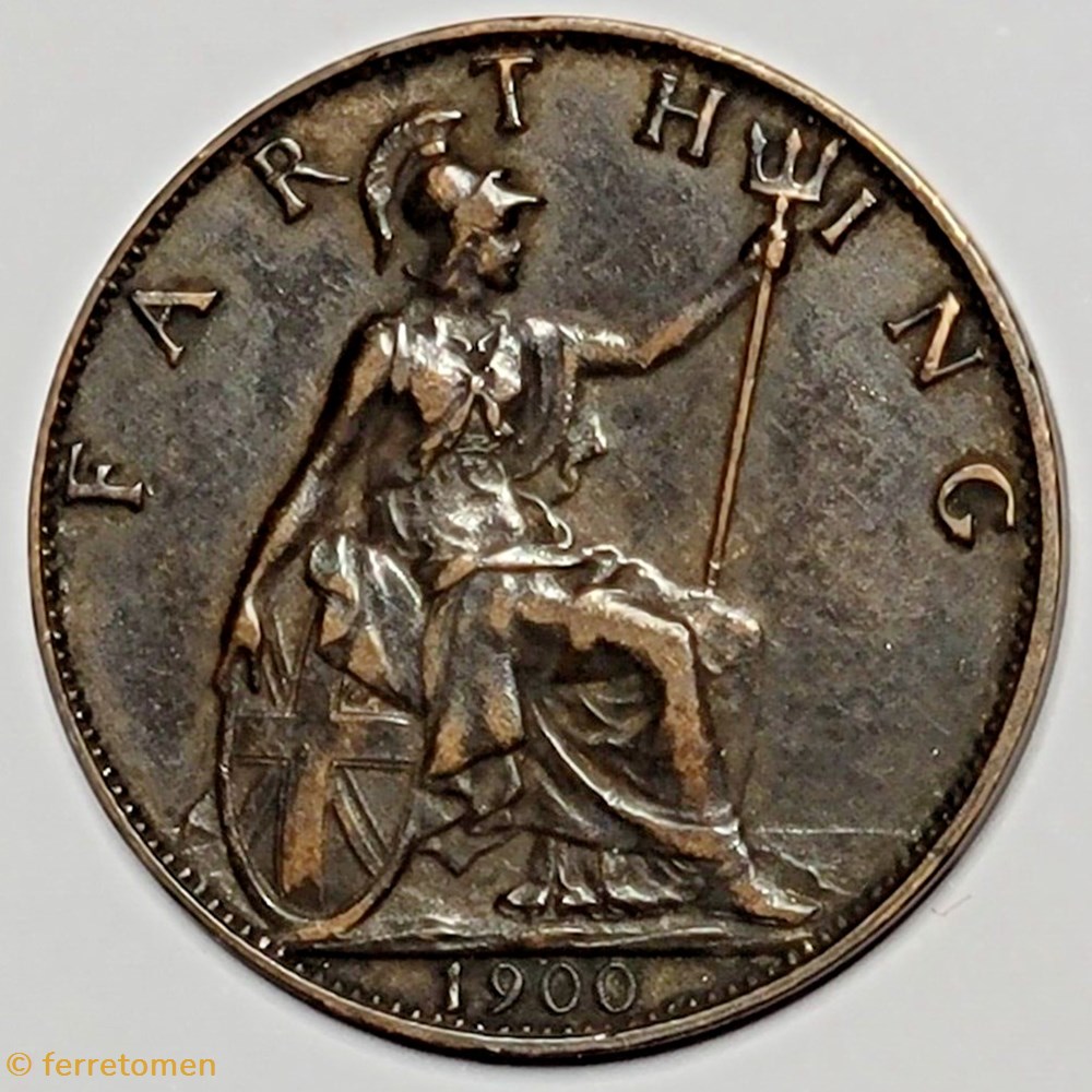coins world united kingdom victoria 1900 farthing