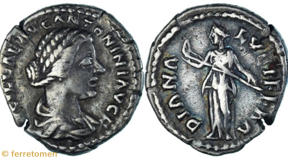 Lucilla | 164-180 CE | Bust/Diana coins ancient to romans imperial and republican lucilla 164 180 ce bust diana