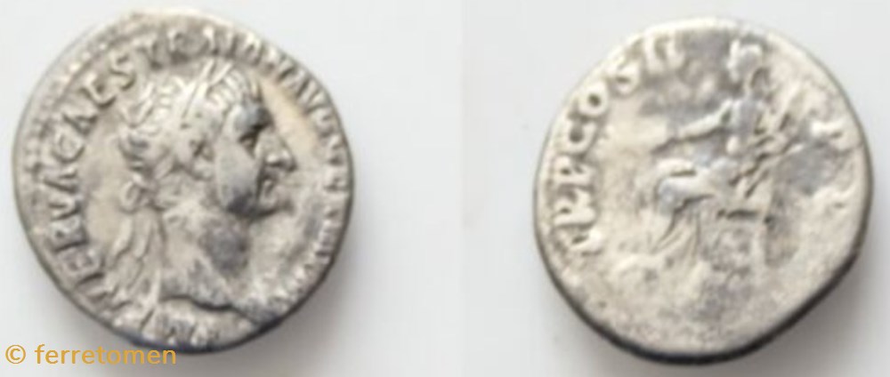 Trajan | 98 CE | Laureate/Pax coins ancient to romans imperial and republican trajan 98 ce laureate pax
