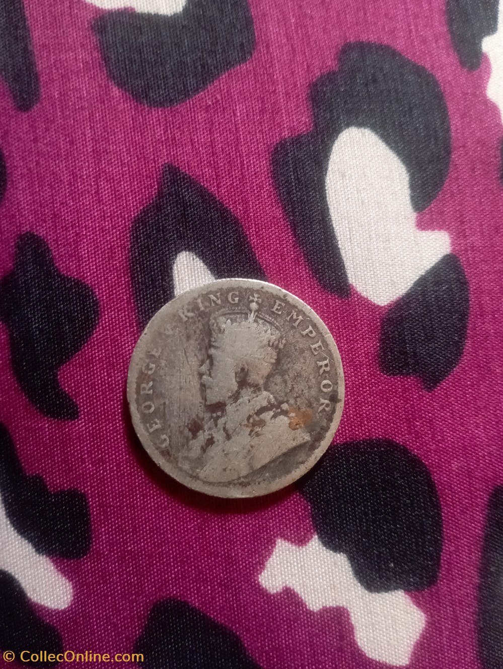 GEORGE V KING EMPEROR ONE RUPEE COIN art antiquities george v king emperor one rupee coin