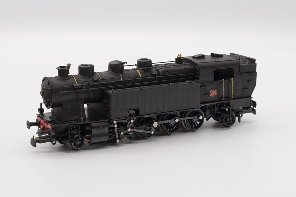 maquettisme trains electriques locomotives vapeur locomotive tender 141 ta 416 jouef 8294