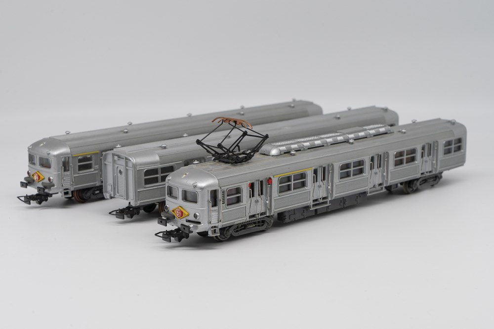 maquettisme trains electriques rames automotrice electrique rame budd jouef 8710