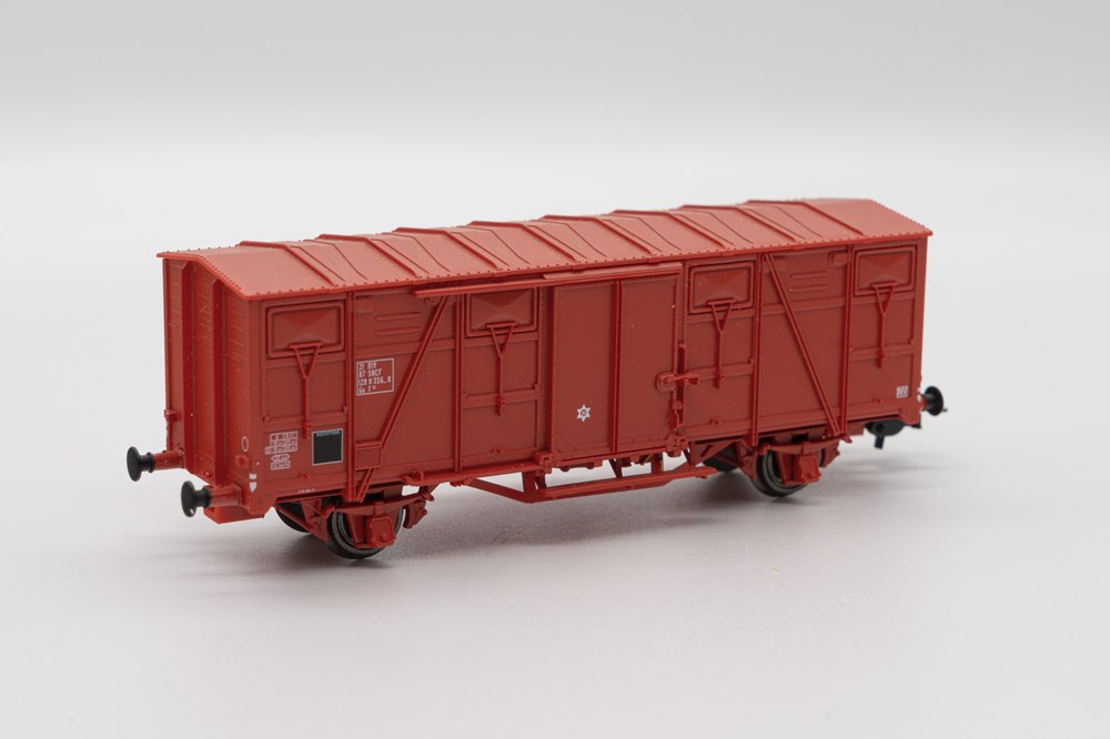 maquettisme trains electriques wagons pour transport marchandises wagon couvert standard ls models 30014