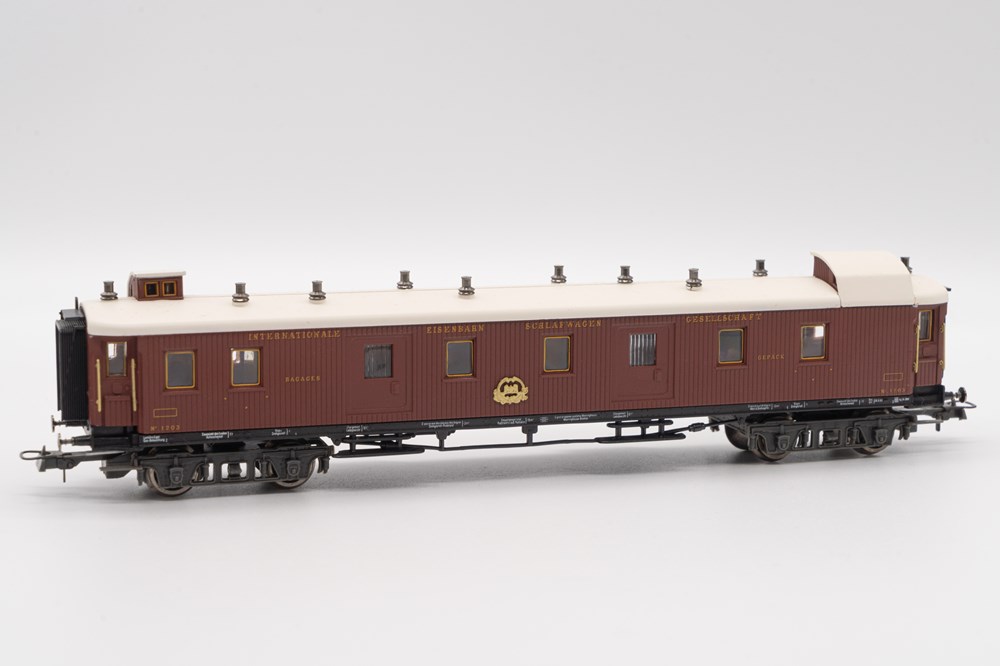 Voiture à bagages CIWL 1203 Altaya Rivarossi maquettisme trains electriques voitures pour transport de voyageurs voiture a bagages ciwl 1203 altaya rivarossi