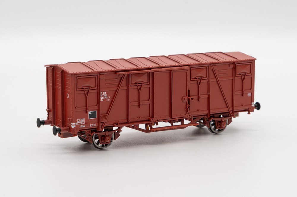 maquettisme trains electriques wagons pour transport marchandises wagon couvert standard k ls models 30009 1r