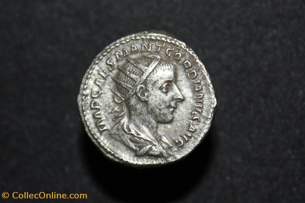 monnaies antiques romaines imperiales et republicaines gordien iii 238 244 denier la virilite
