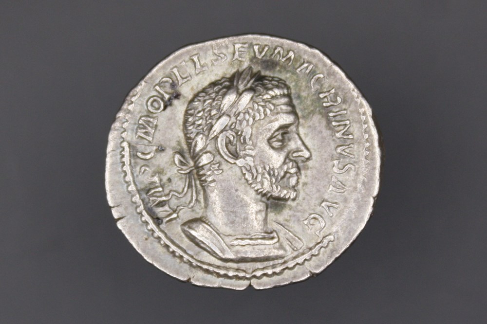 monnaies antiques romaines imperiales et republicaines macrin denier pontif max trp cos pp