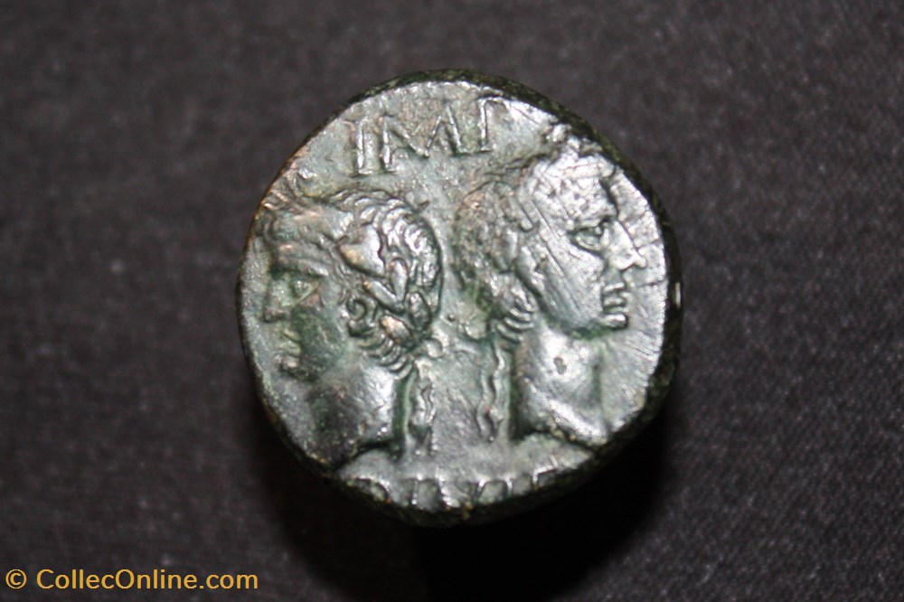 Dupondius de Nimes - Type 3 monnaies antiques a romaines imperiales et republicaines dupondius de nimes type 3