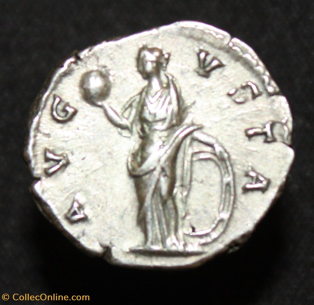 Faustina - Denier - monnaies antiques romaines imperiales et republicaines faustina denier