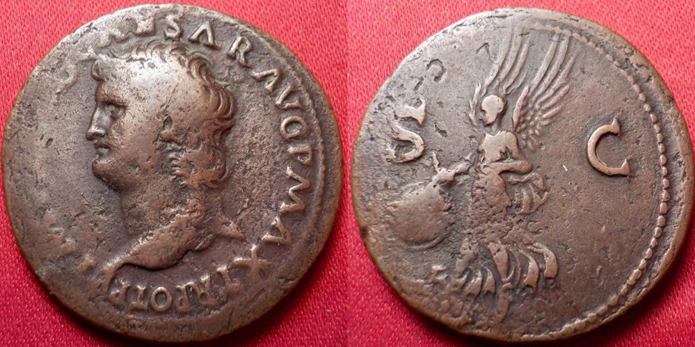 NERO AE As 54-68 AD coins ancient to nero ae as 54 68 ad
