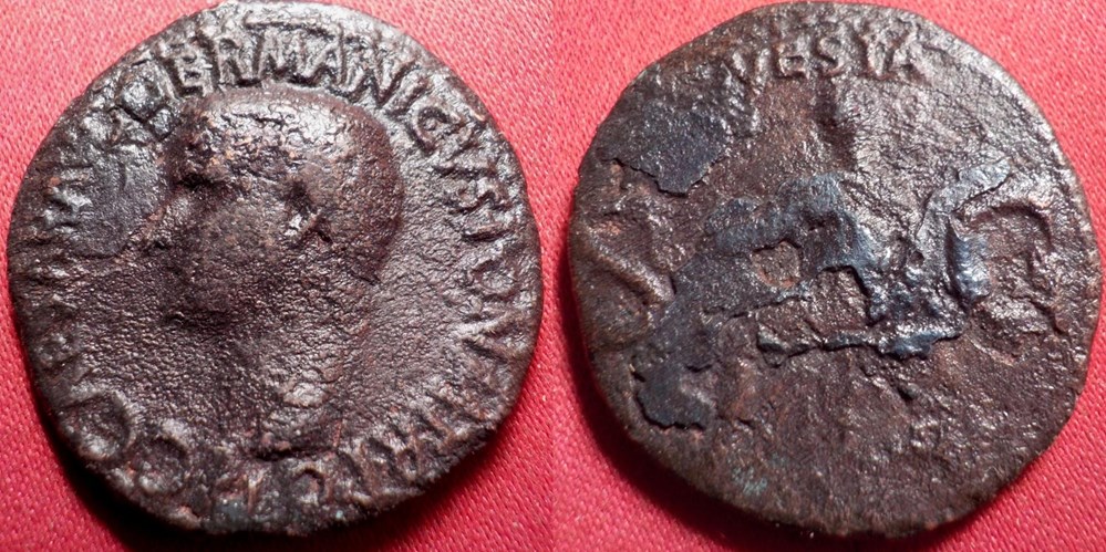 Gaius CALIGULA AE As 37-41 AD coins ancient to gaius caligula ae as 37 41 ad