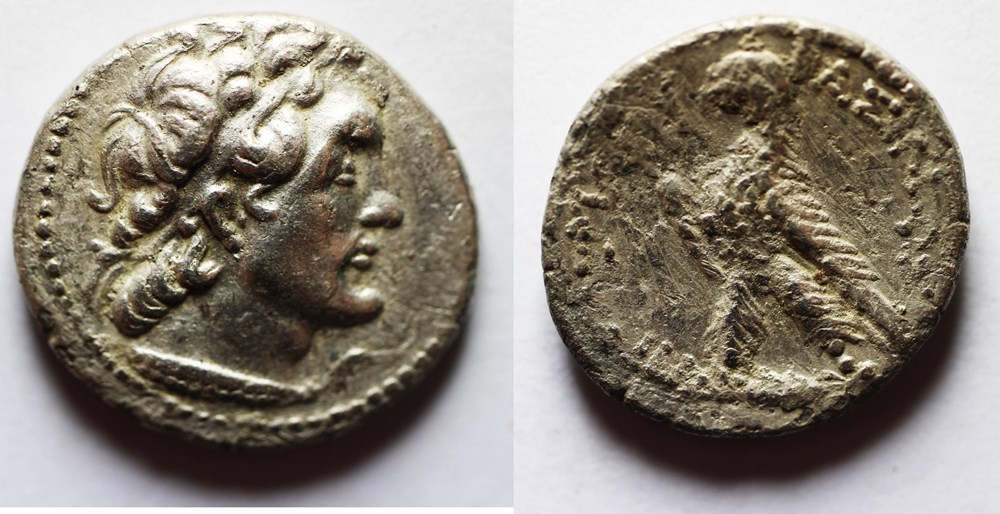 Ptolemy VI Philometor 180 to 164 BC AR Didrachm coins ancient ptolemy vi philometor 180 to 164 bc ar didrachm
