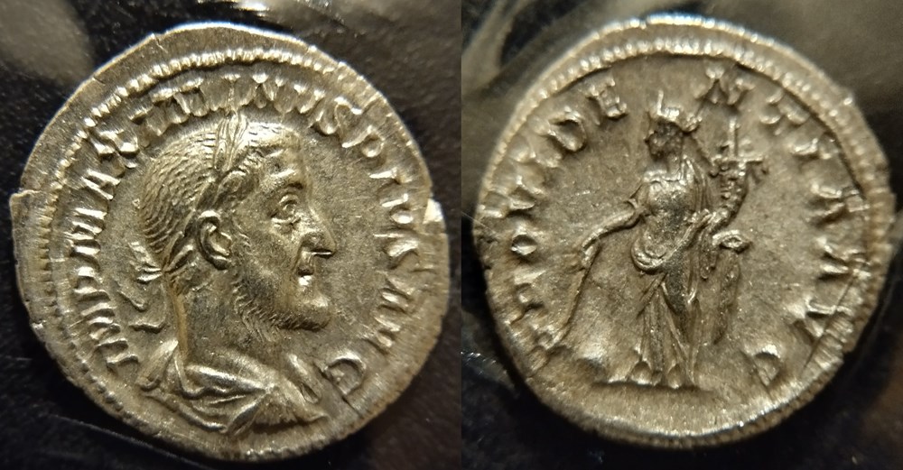 MAXIMINUS I THRAX AR Denarius 235-238 AD coins ancient to maximinus i thrax ar denarius 235 238 ad