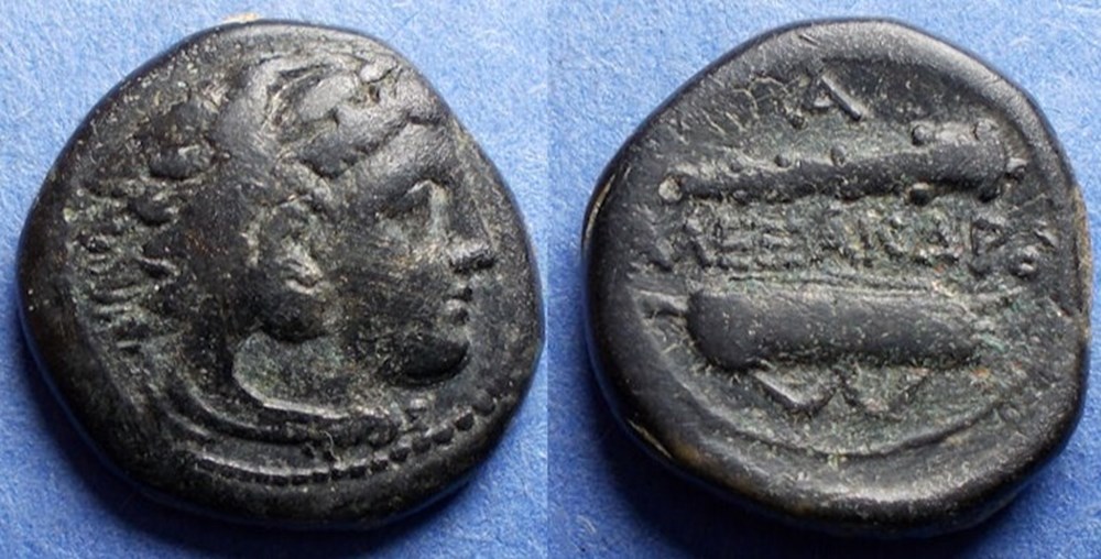 Kings of Macedonia, Alexander III 336-323 BC, Bronze AE17 coins ancient to kings of macedonia alexander iii 336 323 bc bronze ae17