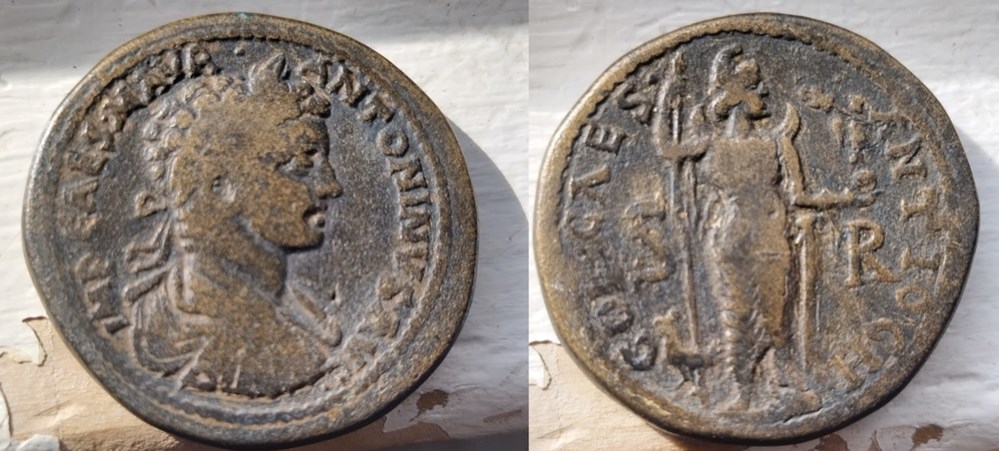 Caracalla AE34 of Antioch, Pisidia. AD 198-217 coins ancient to romans provincial caracalla ae34 of antioch pisidia ad 198 217