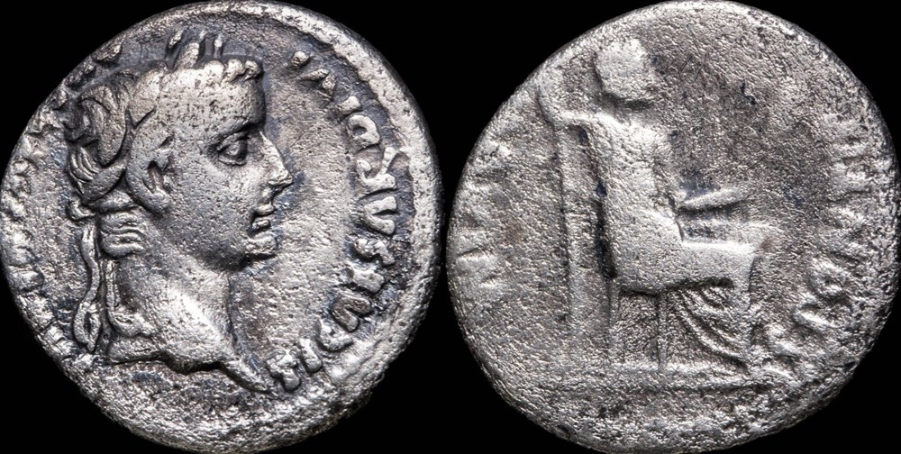 Tiberius Ar Denarius “Tribute Penny” 14-37 AD coins ancient to tiberius ar denarius tribute penny 14 37 ad