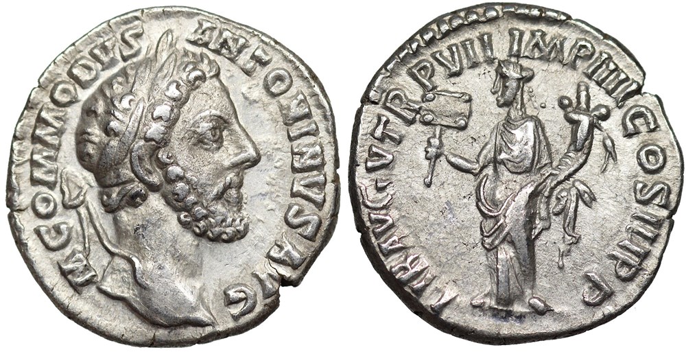 coins ancient to romans imperial and republican commodus ar silver denarius