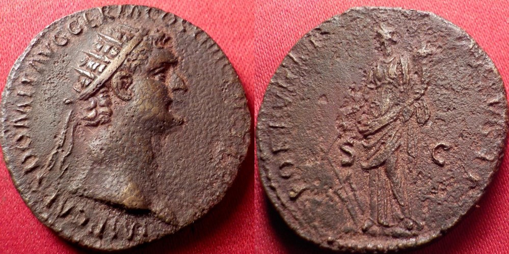 DOMITIAN AE Dupondius 81-96 AD coins ancient to domitian ae dupondius 81 96 ad