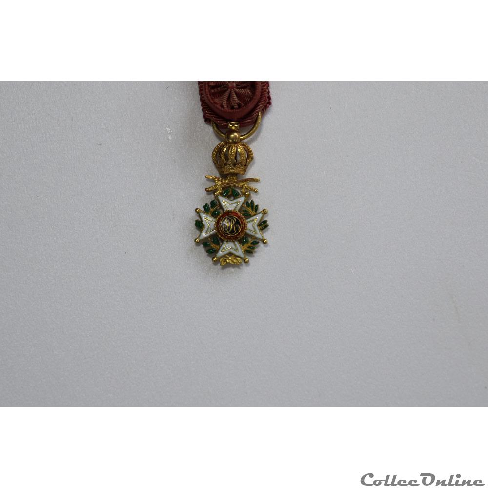 ORDRE DE LEOPOLD 1ER militarium medaille insigne ordre de leopold 1er