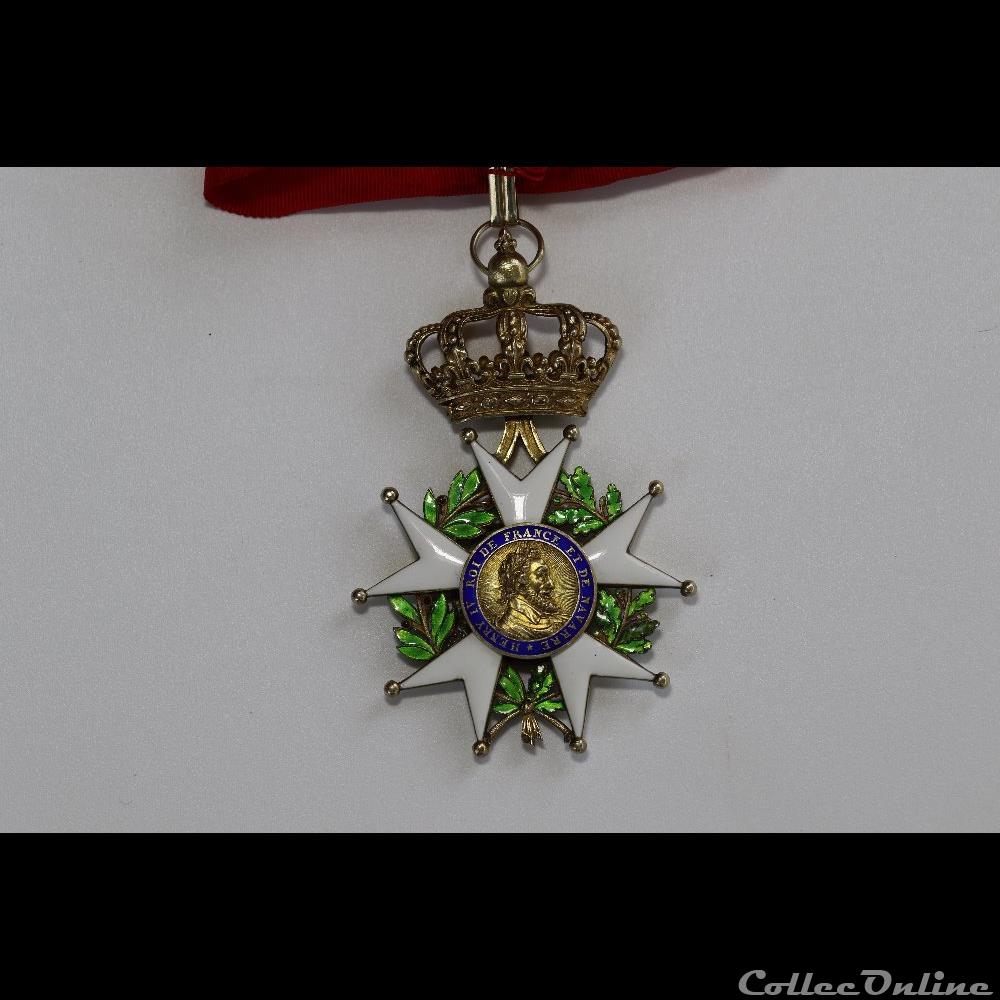 LEGION D'HONNEUR 1815-1825 militarium medaille insigne legion honneur 1815 1825